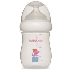 Bebedor 97322 Pembe Desenli Geniş Ağızlı 180 ml PP Biberon