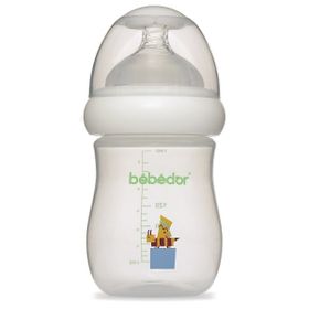 Bebedor 97322 Sarı Desenli Geniş Ağızlı 180 ml PP Biberon