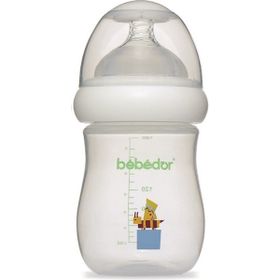 Bebedor 97322 Sarı Desenli Geniş Ağızlı 180 ml PP Biberon