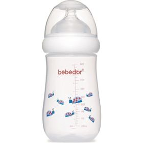 Bebedor 98322 Mavi Desenli Geniş Ağızlı 260 ml PP Biberon