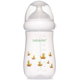 Bebedor 98322 Sarı Desenli Geniş Ağızlı 260 ml PP Biberon