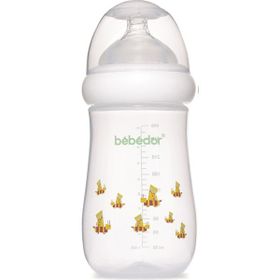 Bebedor 98322 Sarı Desenli Geniş Ağızlı 260 ml PP Biberon