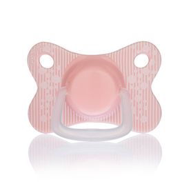 Bebedor B-142 Pembe Retro Yassı Uç Silikon Emzik 6-18 Ay Emzik