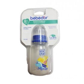 Bebedor Desenli PP 3+ Ay Mavi Orta Akış Biberon