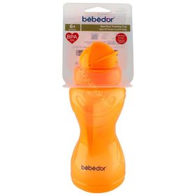 Bebedor Fosforlu Turuncu Sportif Pipetli Bardak