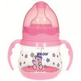 Bebedor Geniş Ağız Desenli Kulplu 150 ml Biberon