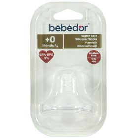 Bebedor Geniş Ağız Silikon Yavaş Akış +0 Ay Biberon Emziği