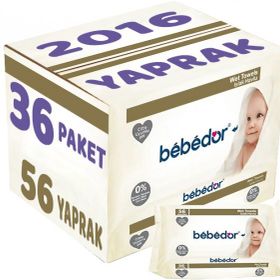 Bebedor Klasik 56x36 Set Islak Havlu Mendil