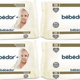 Bebedor Klasik 56x4 Set Islak Havlu Mendil