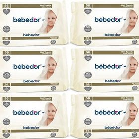 Bebedor Klasik 56x6 Set Islak Havlu Mendil