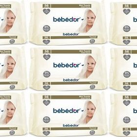 Bebedor Klasik 56x9 Set Islak Havlu Mendil