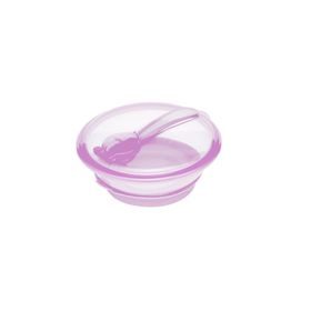 BEBEDOR KOLAY KAVRAMA TABAK VE KAŞIK - PEMBE