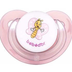 Bebedor No 1 0 - 6 Ay Pembe Silikon Damaklı Desenli Emzik