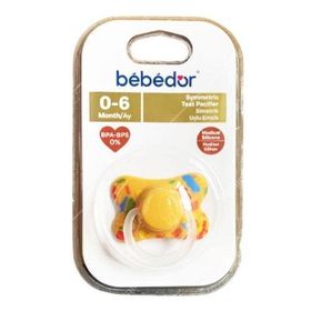 Bebedor Retro No 1 0-6 Ay - Sarı Simetrik Uçlu Emzik