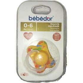 Bebedor Retro No 1 0-6 Ay - Sarı Simetrik Uçlu Emzik