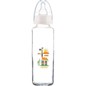 Bebedor Sevimli Zürafa Desenli 3+ Ay 250 ml Cam Biberon