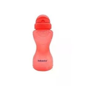 Bebedor Sportif 330 ml Kırmızı Pipetli Bardak