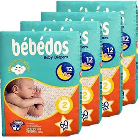 Bebedos No:2 Mini 240 Adet Bebek Bezi