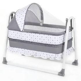 Bebegen Elit Gri Portatif Sallanır Bebek Beşik