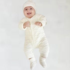 Bebegen Krem Triko Patikli Takım Bebek Tulum
