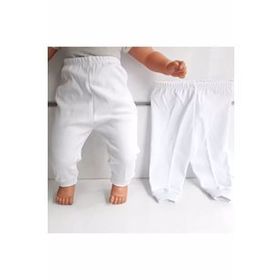 Bebegen Sade Beyaz Tek Alt Bebek Penye Pantolon