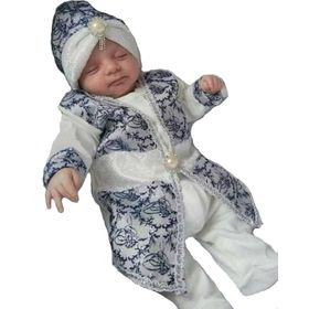Bebegen Tuğra Laci Gümüş Şehzade Erkek Bebek Mevlüt Takımı