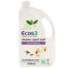 Bebeğimin Marketi ECOS3 2500 ml Beyaz Manolya Organik Sıvı Sabun