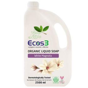 Bebeğimin Marketi ECOS3 2500 ml Beyaz Manolya Organik Sıvı Sabun