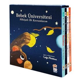 Bebek Üniversitesi Hikayeli İlk Kavramlarım 4 Kitap Set - Sincap Kitap Yayınları