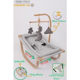 Bebekonfor DAK-01 Kahverengi Ahşap Ana Kucağı