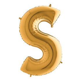 Bebekparti Harf S Altın Folyo Balon