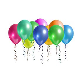 Bebekparti Metalik 10 Adet Karışık Renk Balon