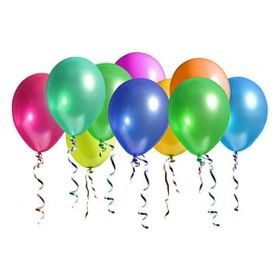 Bebekparti Metalik 10 Adet Karışık Renk Balon