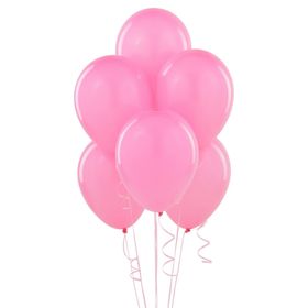 Bebekparti Metalik 10 Adet Pembe Balon