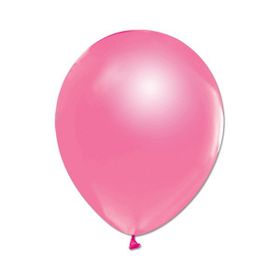 Bebekparti Metalik 10 Adet Pembe Balon