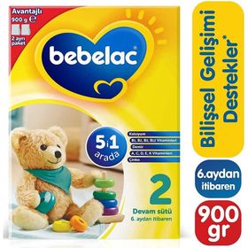 Bebelac 2 6+ Ay 900 gr Devam Sütü