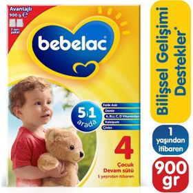 Bebelac 4 1+ Yaş 900 gr Bebek Devam Sütü