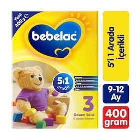 Bebelac 400 gr 3 Devam Sütü Bebek Maması