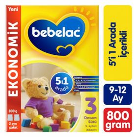 Bebelac 800 gr 3 Kutu 3 Bebek Devam Sütü
