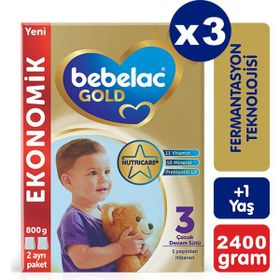 Bebelac 800 gr Gold Bebek 3 Devam Sütü (2 adet)