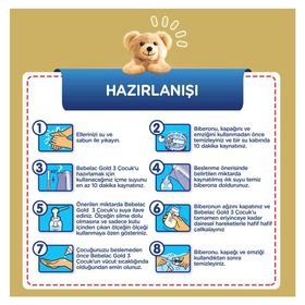 Bebelac Gold 3 1+ 900 gr Bebek Devam Sütü