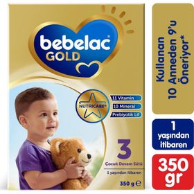 Bebelac Gold 3 Devam Sütü 2x350GR 1 Yaşından İtibaren