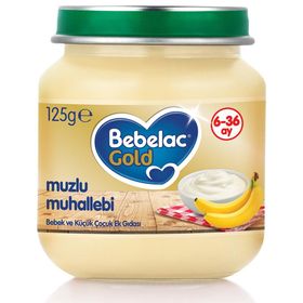 Bebelac Gold 6-36 Ay 125 gr Muzlu Muhallebi Kavanoz Maması
