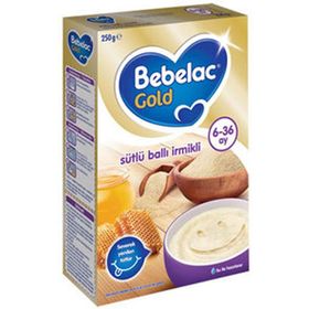 Bebelac Gold 6-36 Ay 250 gr Sütlü Ballı İrmikli Mama