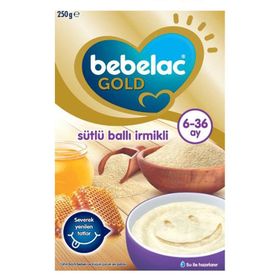 Bebelac Gold 6-36 Ay 250 gr Sütlü Ballı İrmikli Mama