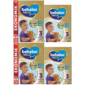 Bebelac Gold 800+350 gr No:3 1+ Yaş 2'li Set Devam Sütü