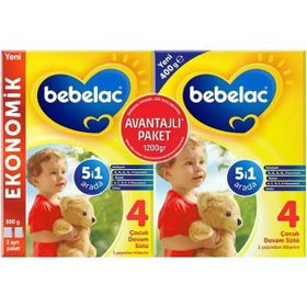 Bebelac No:4 800+400 gr Devam Sütü
