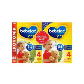 Bebelac No:4 800+400 gr Devam Sütü