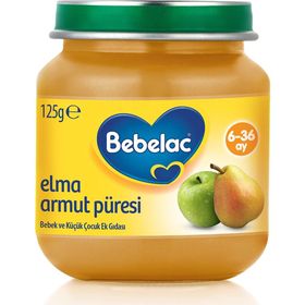 Bebelac Organik 6+ Ay 125 gr Elma Armut Püresi