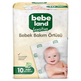 Bebeland 10 Adet Bebek Bakım Örtüsü